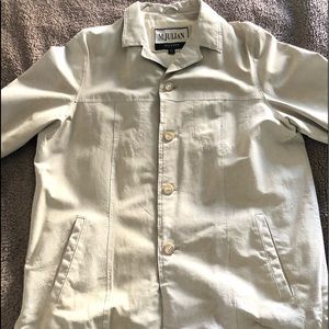 Wilson’s 3/4 length jacket, real suede.